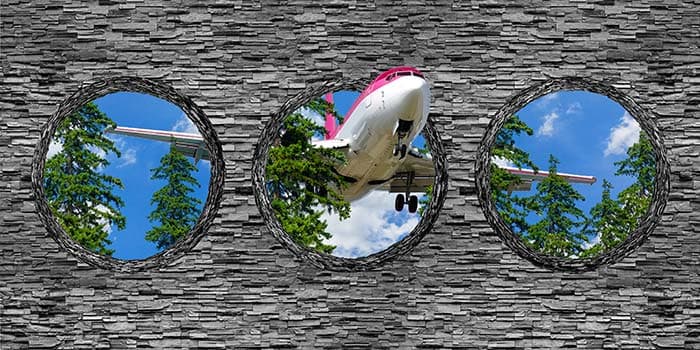 Flight of Walls pattern detail