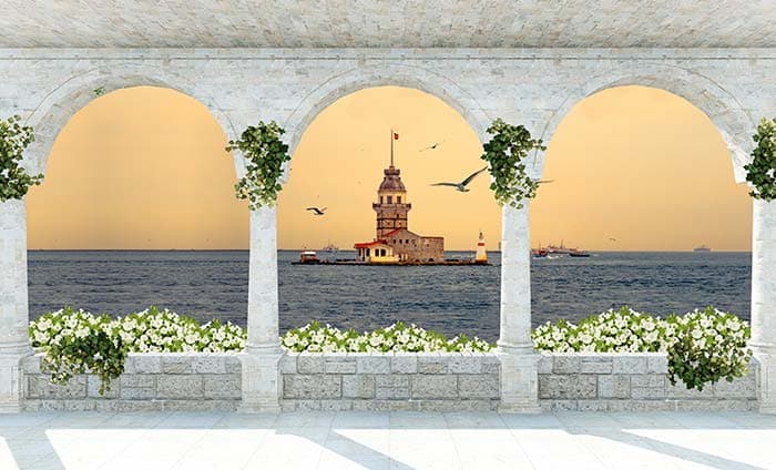 Lighthouse Walls pattern detail
