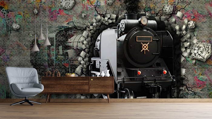 Mural Express shown in a room