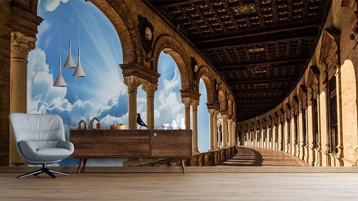 Corridor To Heaven shown in a room