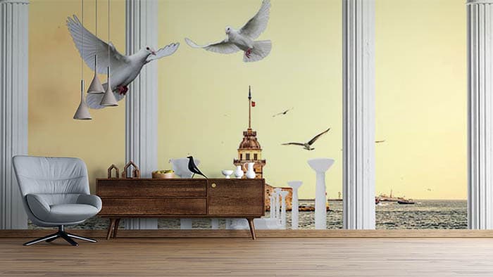 Light House shown in a room