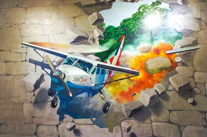3D Wall Smash Fighter Planes Adventure Wallpaper pattern detail