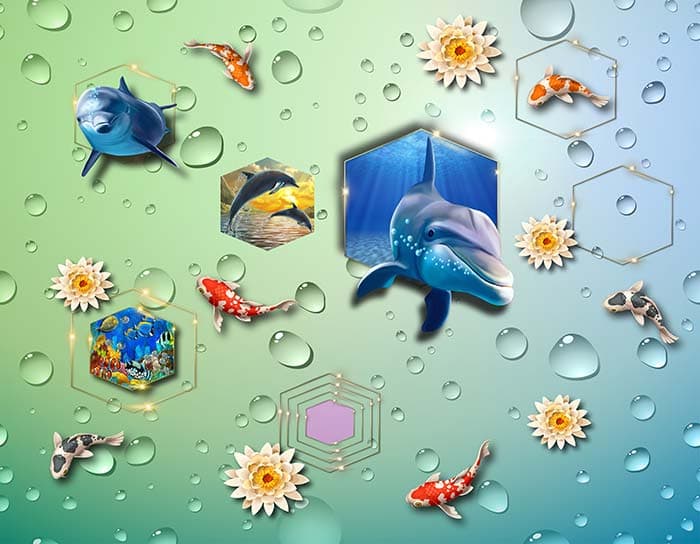 Swimming Swarm pattern detail
