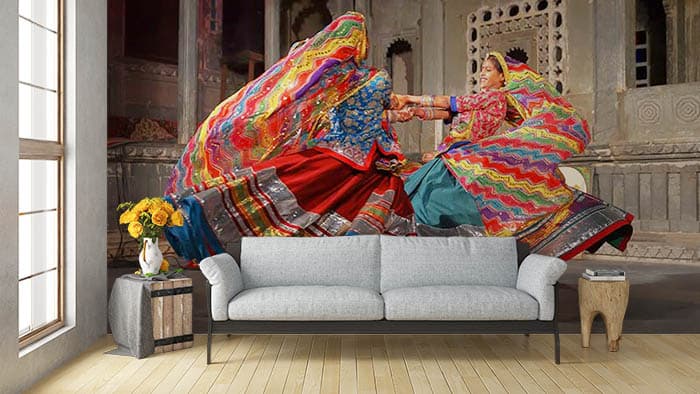 Udaipur Pairs shown in a room