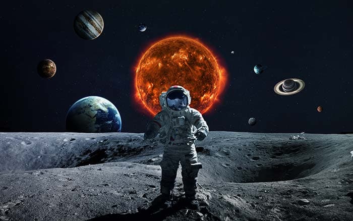 Exploration in space pattern detail