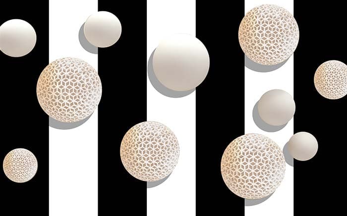 Premium Minimalist Black and White Wallpaper pattern detail
