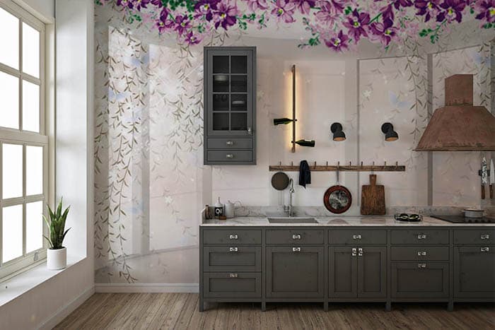 Lavender Bloom shown in a room