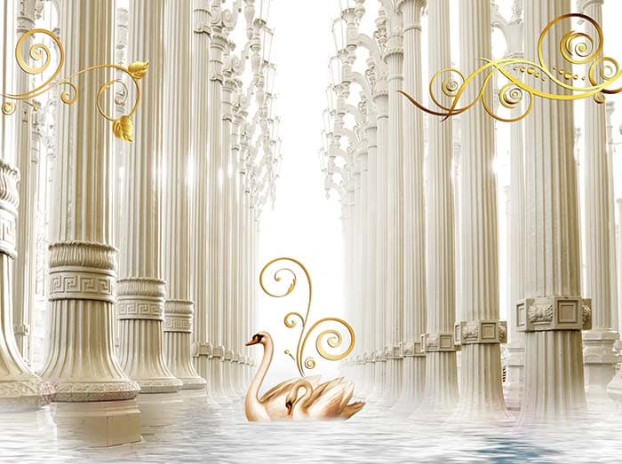 Aurelian Pillars pattern detail