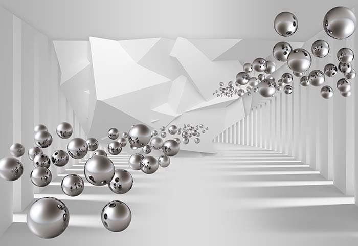 Silver Balls pattern detail