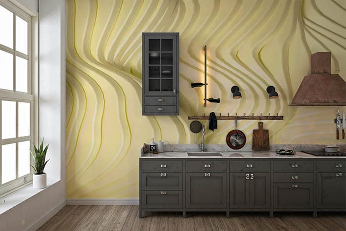 Implicit Curves shown in a room
