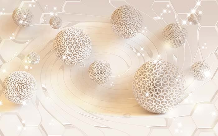 Permeated Balls pattern detail