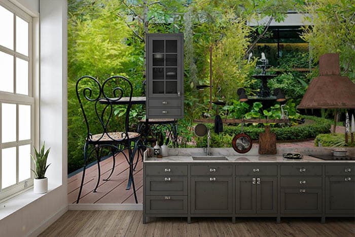 Blooming Yard shown in a room
