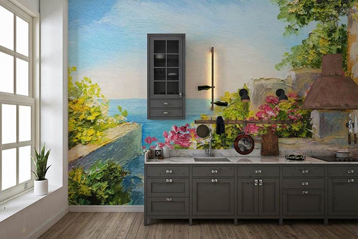 Azure Paradise shown in a room