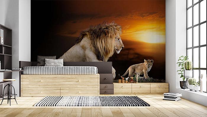 Parent's Affection shown in a room