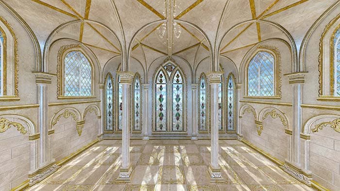 Mosque Room pattern detail