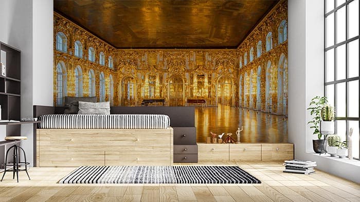 Music Halls shown in a room