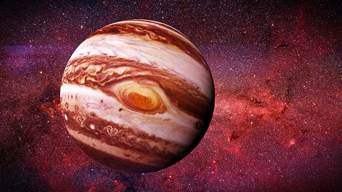 Red Jupiter pattern detail