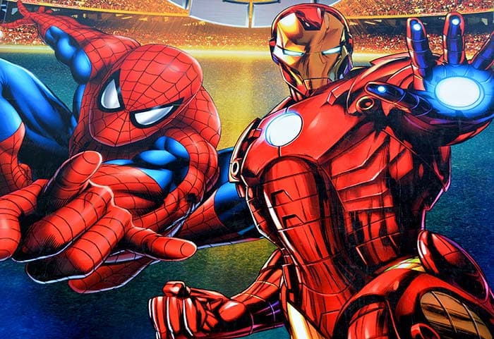 Amazing Spiderman Superhero Wall Mural Wallpaper pattern detail