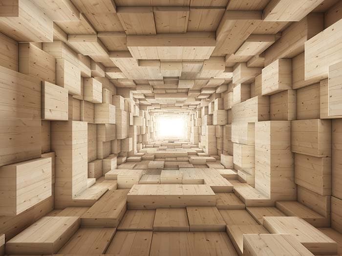 Cubical Maze pattern detail