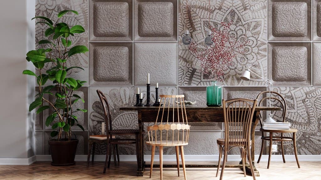 Backdrop Pattern shown in a room
