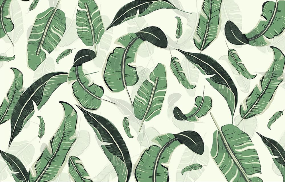 Tropical Leaves pattern detail