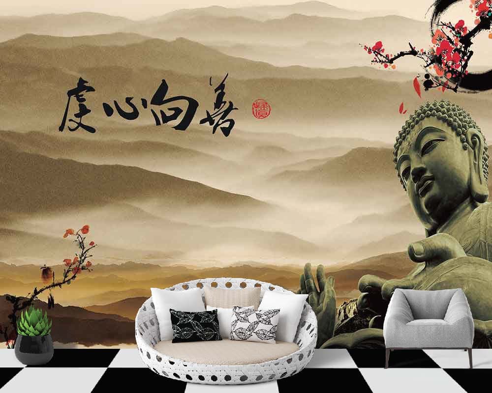Desert God shown in a room