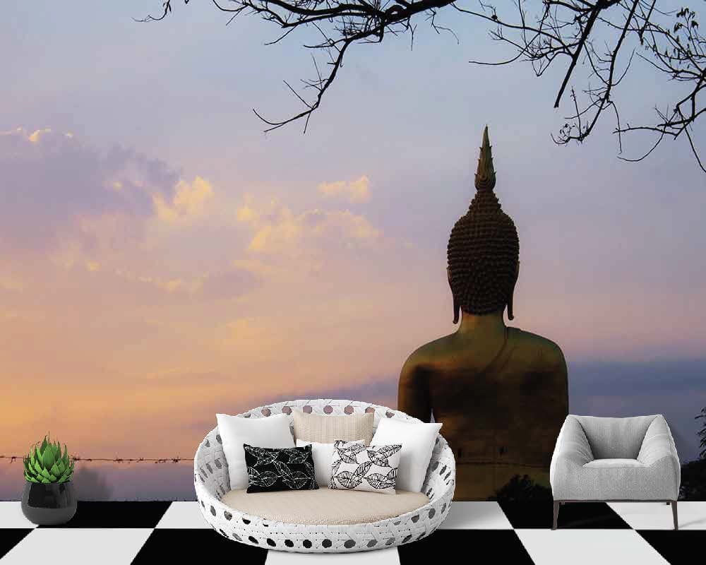 A serene look shown in a room