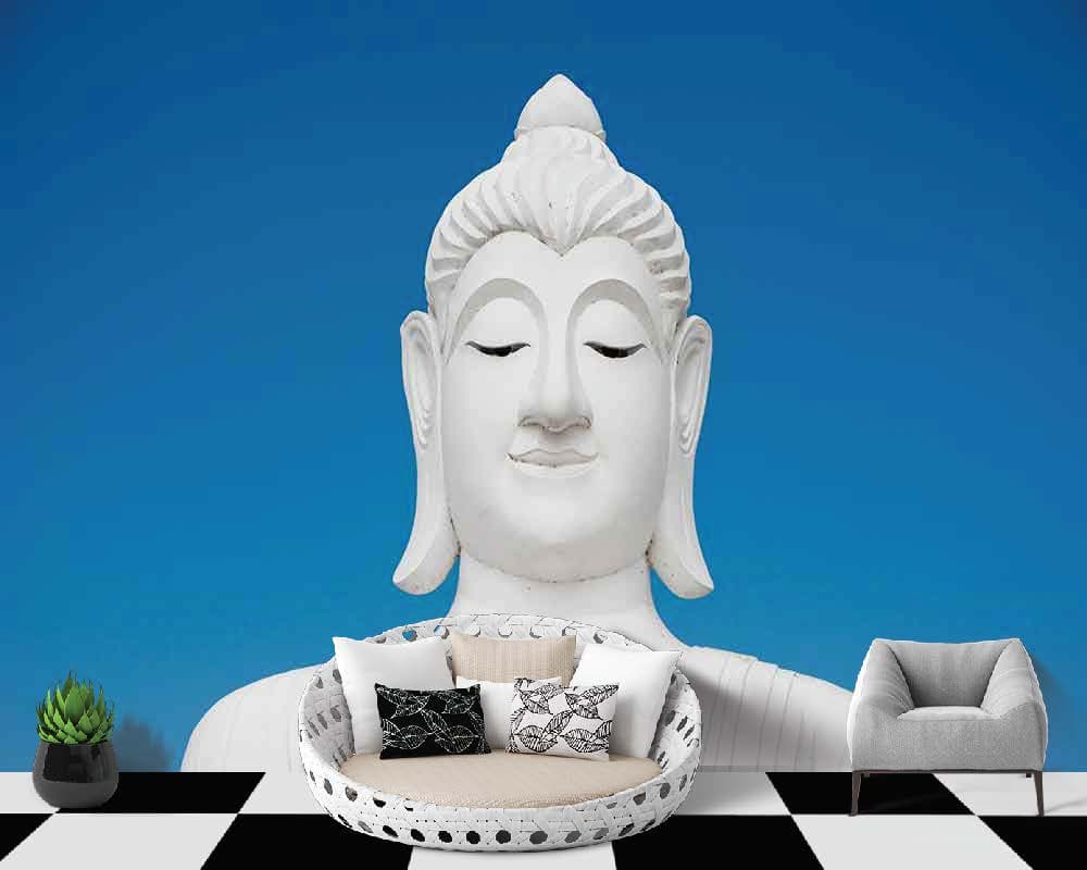 White Carved shown in a room