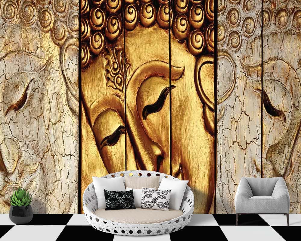 Three Way Faces shown in a room