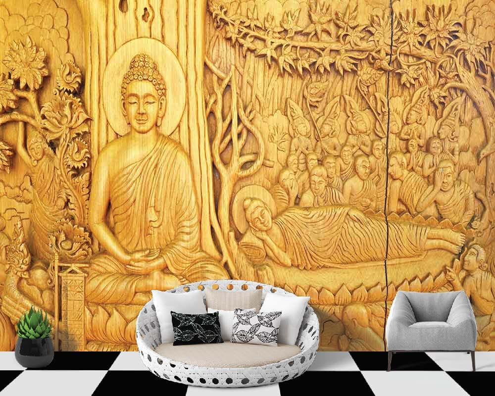 Stone Carved shown in a room