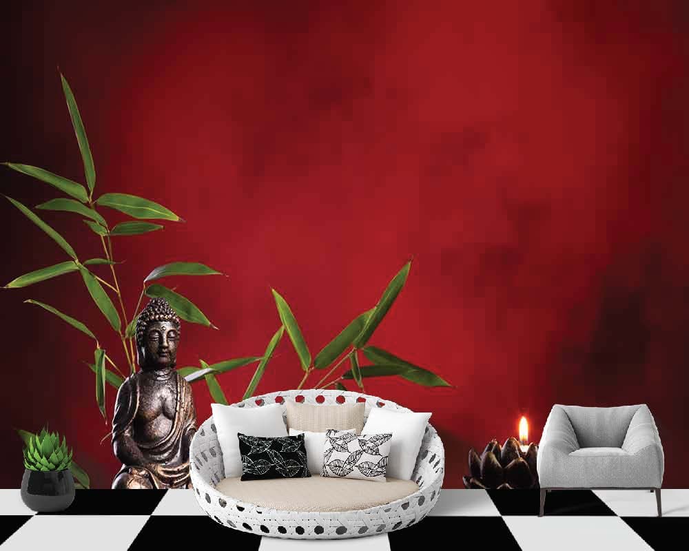 Modern Fashion Studio Theme Wall Mural Wallpaper shown in a room