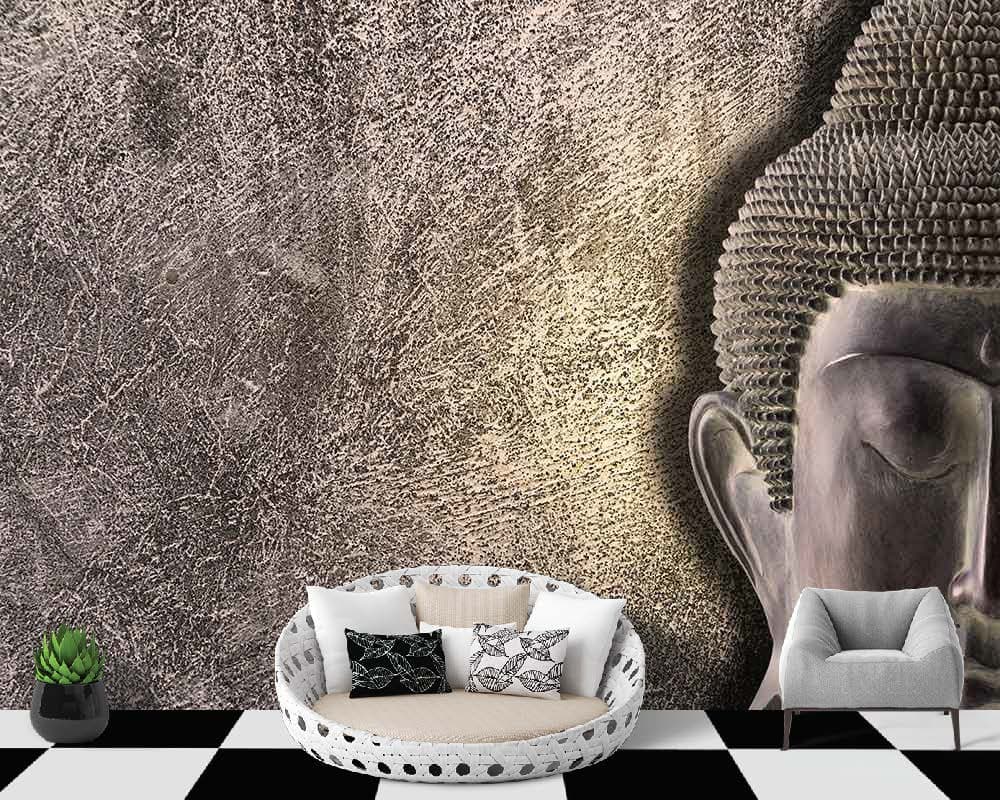 Buddha Side view shown in a room