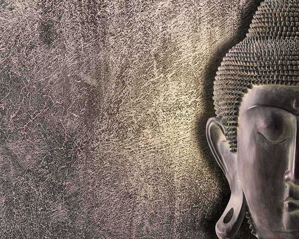 Buddha Side view pattern detail