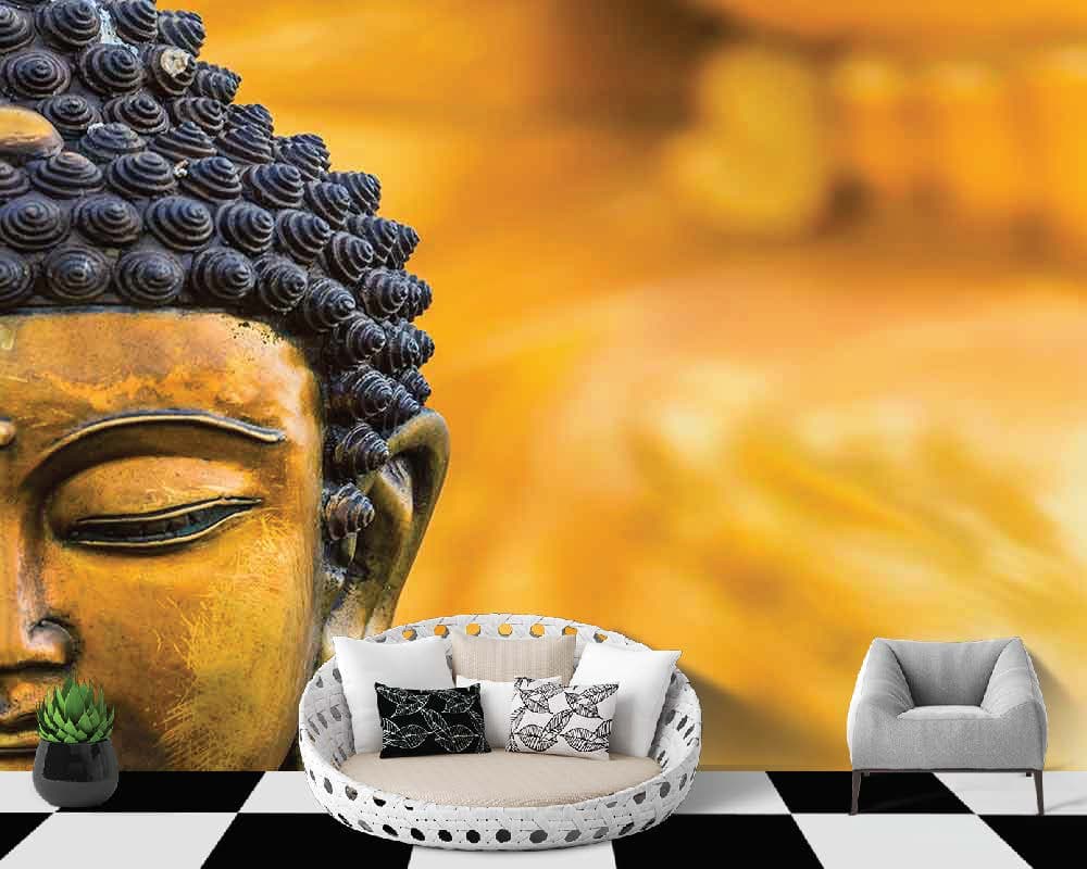 Buddha Semytric shown in a room