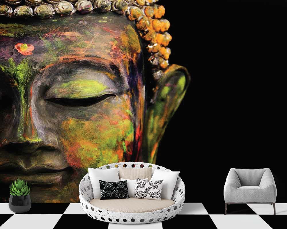 Buddha Sculpture shown in a room