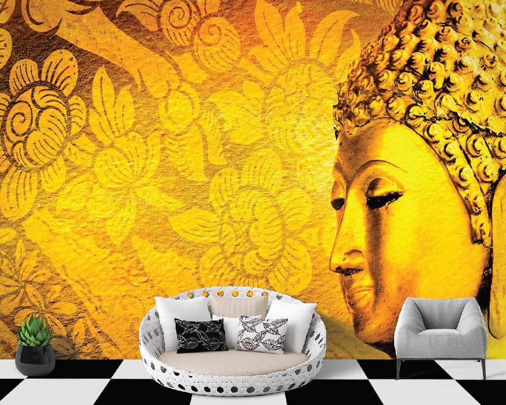 Floral Golden shown in a room