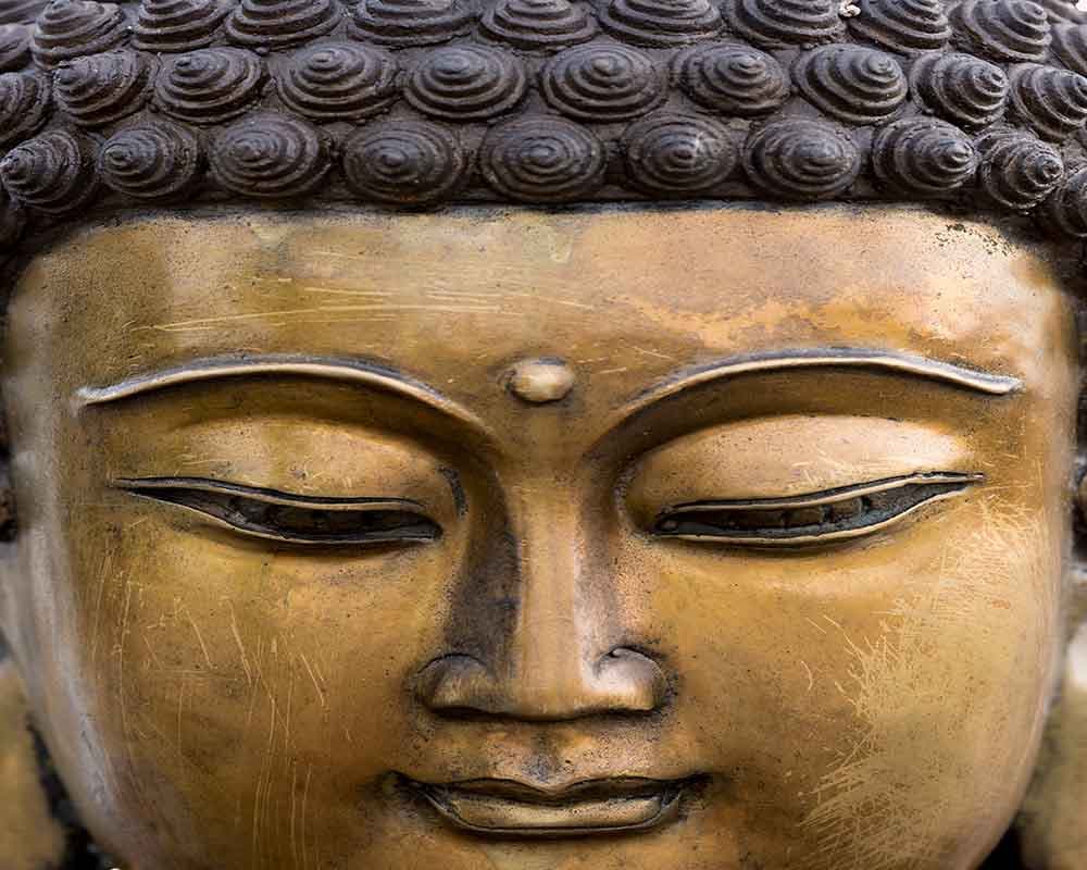 Close up budha pattern detail