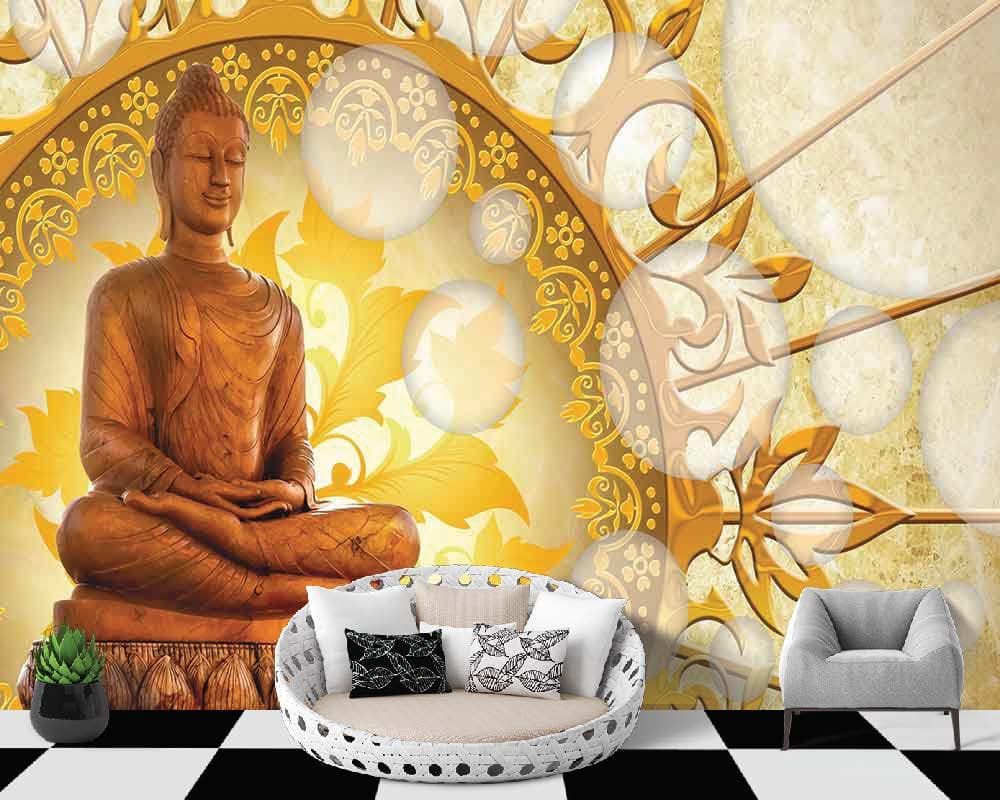 Sunray Buddha shown in a room