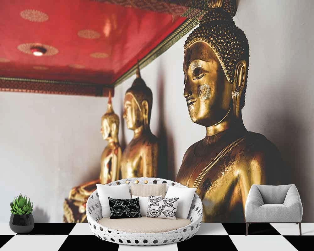 Buddha Bronze shown in a room