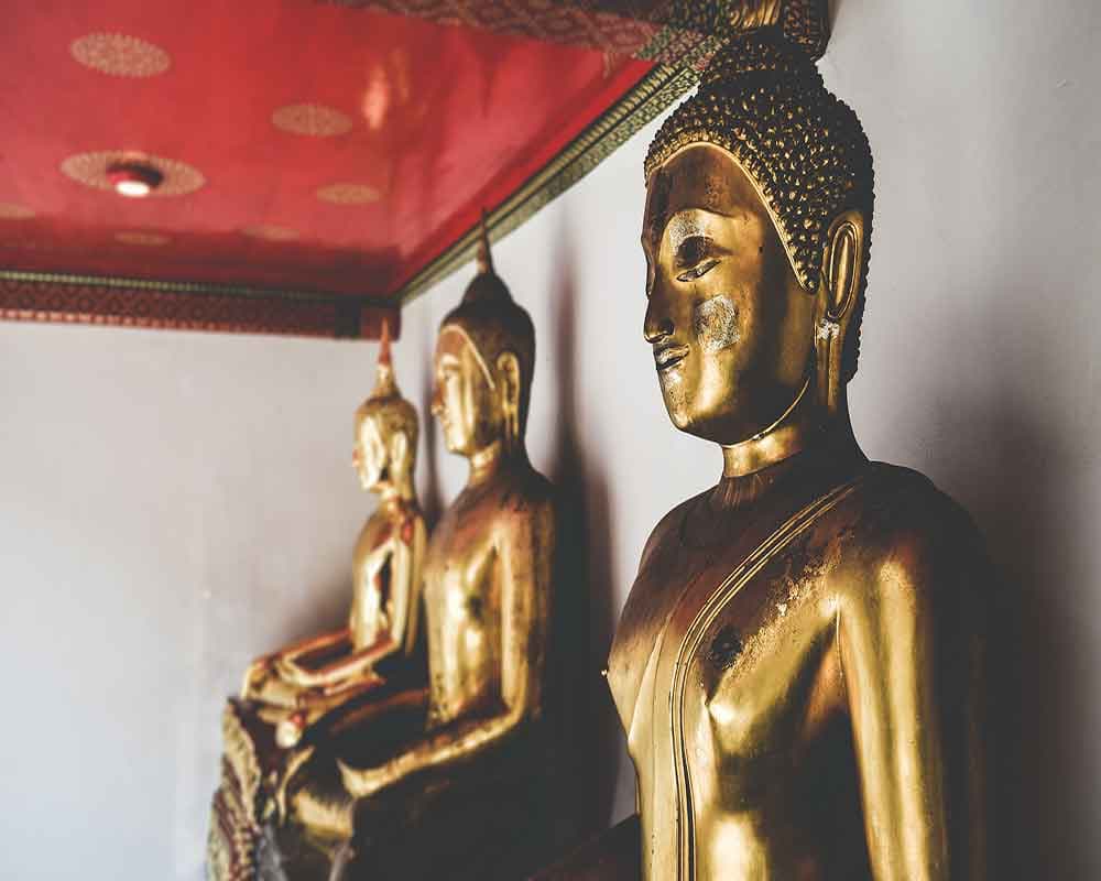 Buddha Bronze pattern detail