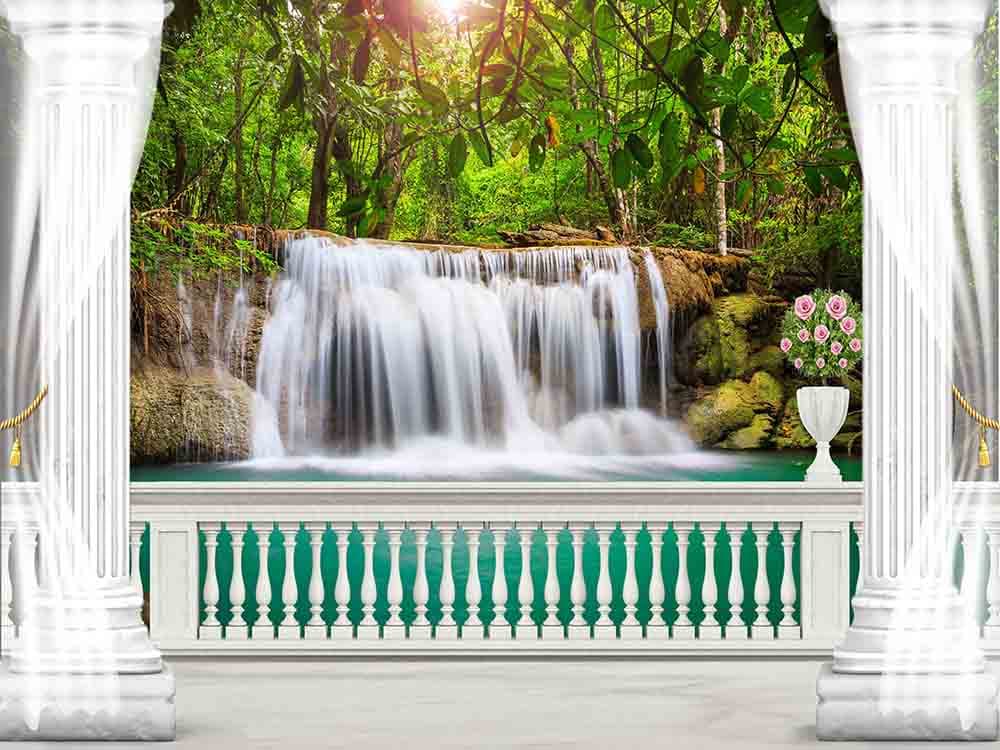 Waterfall pattern detail