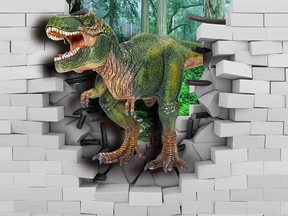 3D Dinasour pattern detail