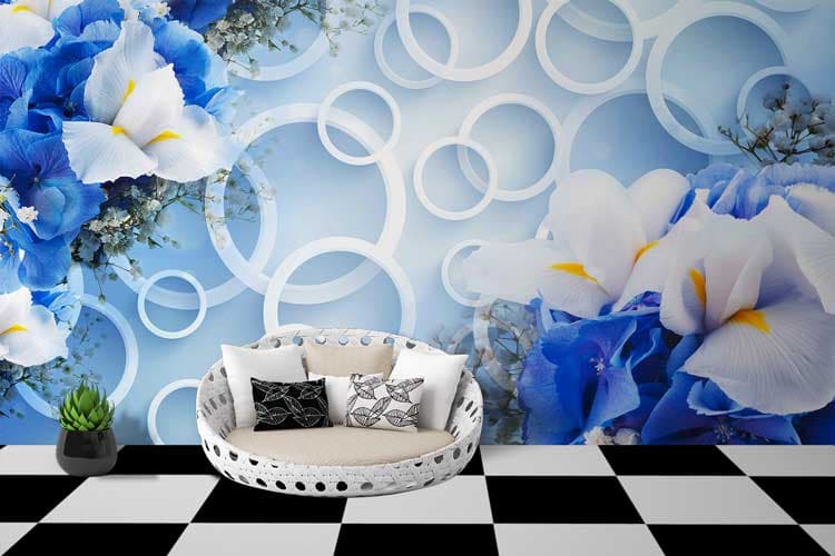 Blue Orchid 3D shown in a room