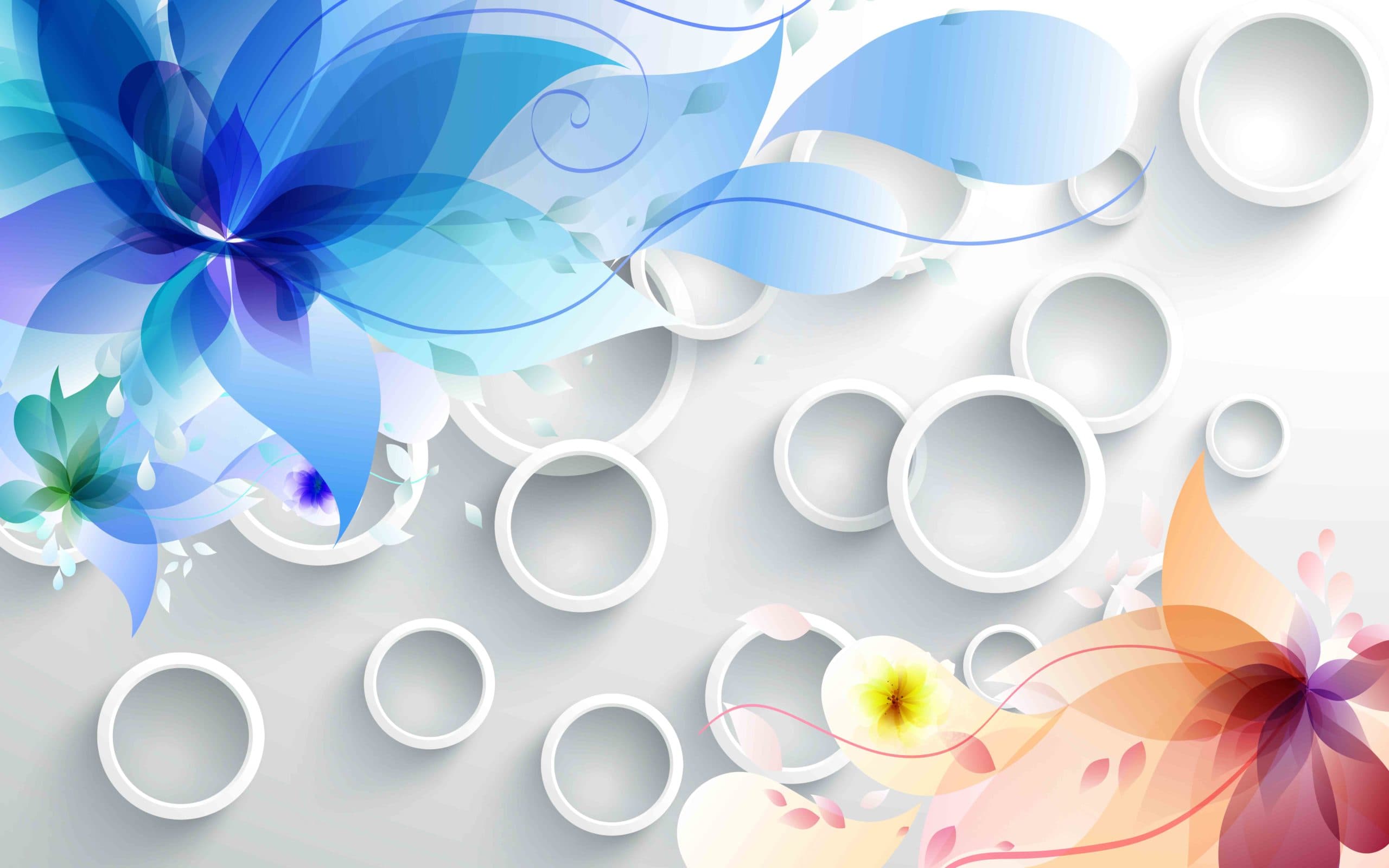 Digital 3D Mural pattern detail