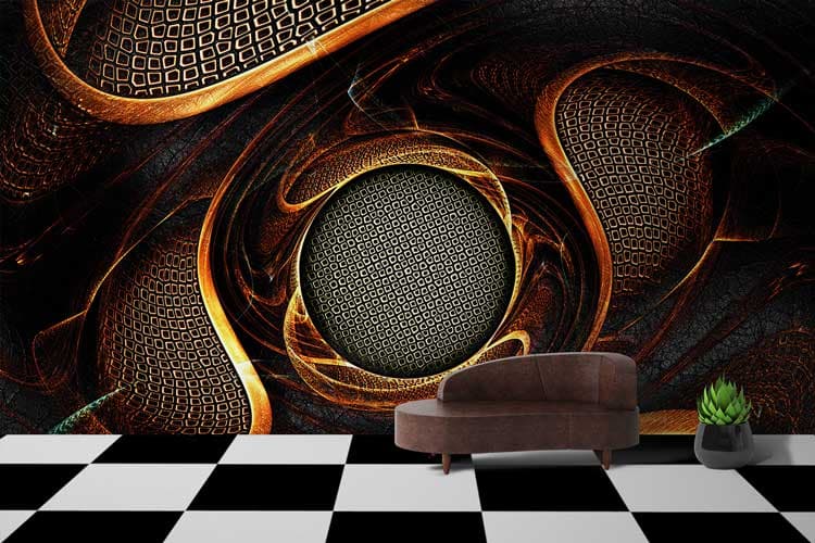 Music Themed Wallpaper for Walls shown in a room