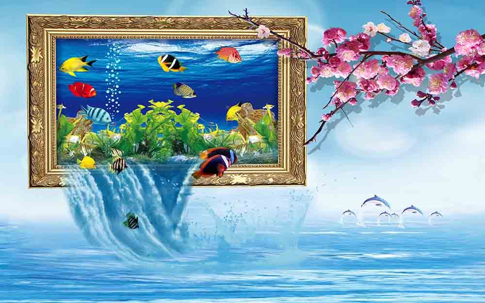 Ocean Frame Wall pattern detail
