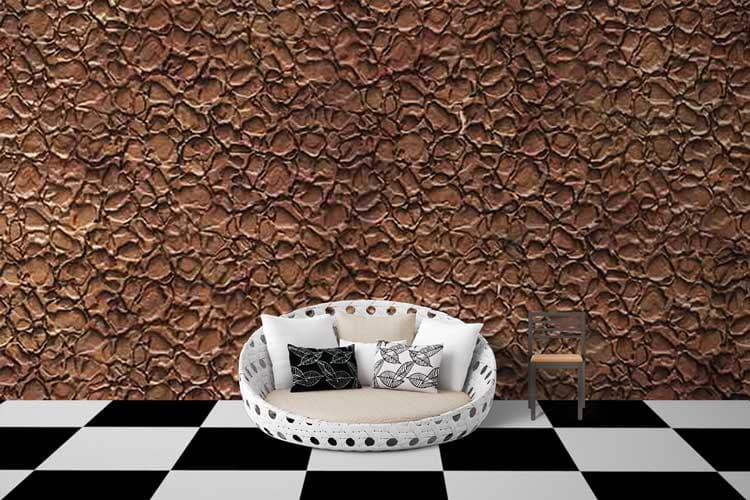 Brown Texture shown in a room
