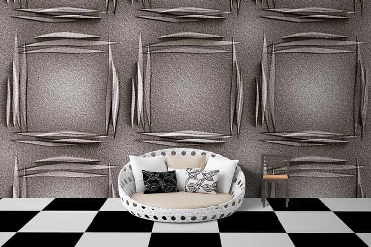 Sand Cubes shown in a room