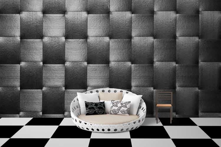 Square Interlocked Shape shown in a room