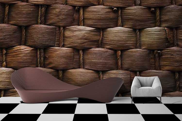 Rope Texture shown in a room